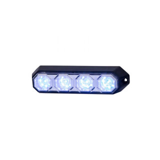 LED Warnleuchte, blau 142,6 x 37,6 x 35,4 mm