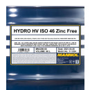 MANNOL Hydro HV ISO 46 Zinc Free 60 Liter