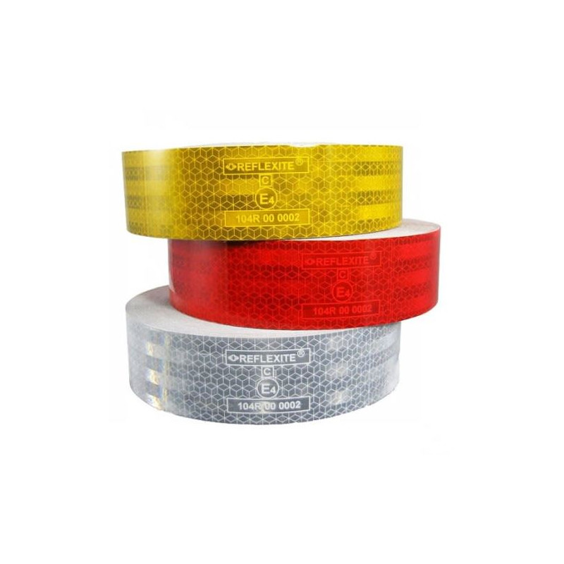 Reflexite VC104 segmentiert Orafol Oralite 50 m x 50 mm Konturmarkierung weiß 