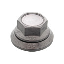 10x Radmutter mit Druckteller und Deckel