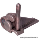 Pendelzapfen H 121, Stahl roh, für Pendellager H 121