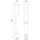 Bedienungshebel H 119 E/H 120 A, roh