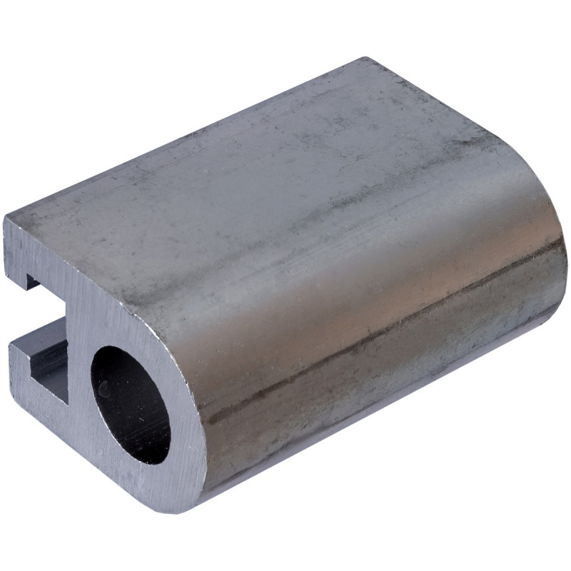 Scharnierunterteil 4041, Aluminium roh, 45 mm - LKW Ersatzteile 