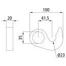 Schließhaken H 120 A/35, für Wellen-Ø...