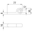 Gegenhalter 3551, Größe 0, links = rechts,...