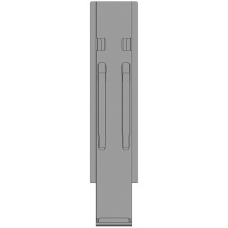 K20 Mittelrunge, Stahl, microZINQ® 5, 600 mm, ohne Aufnahme
