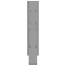 K20 Mittelrunge, Stahl, microZINQ® 5, 800 mm, ohne...