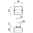 Minipoint, 12 V, links/rechts, 5-pol. Bajonett, mit KZL