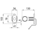 Superpoint III LED, 12 V, li/re, rt/ws/ge, 1,00 m, DC,...