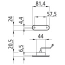 Posipoint II LED, 12/24 V, weiß, 0,50 m, open end