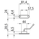 Posipoint II LED, 12/24 V, weiß, 0,50 m, DC