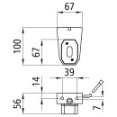 Flexipoint I LED, 9-33V, Posileuchte weiß, 0,50m, DC, m. Halter