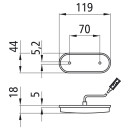Unipoint LED, 24 V, SML, 1,50 m, P&R