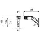 Superpoint IV LED, 12/24 V, links, rt/ws/ge, 2,215 m, open end