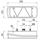 Ecopoint II LED, 24 V, links, mit Dreieck, 7-pol. ASS