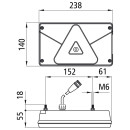 Multipoint V LED, 24 V, links, Kabel 0,90 m, 7-pol. ASS,...