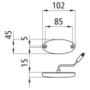 Flatpoint II LED, 24 V, weiß, 1,50 m, 3-pol. ASS