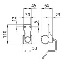 Superpoint III LED, 12 V, li, rt/ws/ge, 1,00m, DC,...