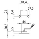 Posipoint II LED, 12/24 V, rot, 3,50 m, P&R