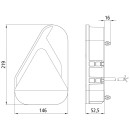 Earpoint LED, 12/24 V, links, Kabel 0,8 m, open end, RFS