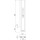 Blueline Aluminium-Eckrunge IL, hinten links, eloxiert, 600 mm
