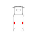 Blueline Aluminium-Mittelrunge DL, eloxiert, 500 mm