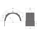 Hinterradkotflügel H-PE 65.1100.18-IKK AS 376 SG,...