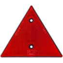 Dreieckrückstrahler, rot, mit 2 Schraublöchern