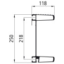 Alu Unterfahrschutz, Typ 563040, RAL 9010, 2400mm,...