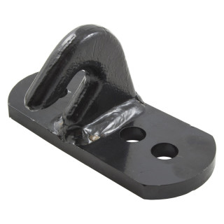 Zuggabelhalterung mit Haken komplett KTL Loch Ø 12,5 mm
