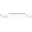 Gasfeder 0-3-200-1/750N-305/505 A/A, Federkraft 750N, Hub...