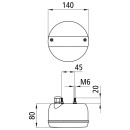 3-Kammerleuchte LED, 12/24 V, rund, PG