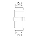 Rohrverbinder 10 x 1,0