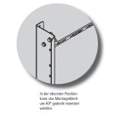 Halterung für Elektrik und Luftanschlüsse