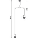Y-Verlängerungsleitung, 7-pol. AMP, 1600 mm/350 mm