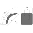 Kunststoff kurz (Viertel) L-PE 40.795.09-IKK, Polyethylen