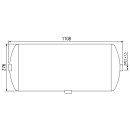 Druckluftkessel, Stahlblech, 60 Liter, 276 × 1108 mm