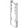 Halter, Typ 1002 GK, gerade 650 mm, grundiert