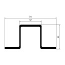 Aluminium Hutprofil 35 mm hoch, pressblank