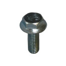 Sperrzahnschraube mit Flansch - M6 x 16