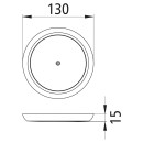 Inpoint III LED, 12/24 V, rund, 0,3 m, open end, Bew.melder