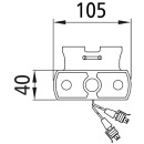 Unipoint II LED, 24 V, SML, 2-pol., Ersatzteil, Winkel (C)