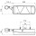 Ecopoint II LED, 24 V, links, 7-pol. ASS, mit Dreieck, LED-URA