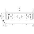 Kennzeichenhalter, 24 V, Regpoint LED, 0,50 m, 2-pol. ASS