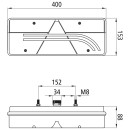 Europoint III LED, 24 V, li, 7-pol. ASS, mit Blinker-LCG