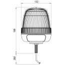 FABRILcar® Beacon LED 42-440, 12/24 V, 0,3 m, open end, hoch