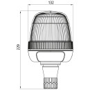 FABRILcar® Beacon LED 42-440, 12/24 V, DIN-Anschluss, hoch/lang