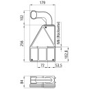 Earpoint I, 12 V, links, 5-pol. Bajonett, mit NSL, mit URA