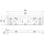 Kennzeichenhalter LED, 24 V, Kabel 3,50 m, open end