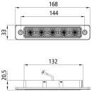 Posipoint IV LED, 12/24 V, 0,1 m, open end